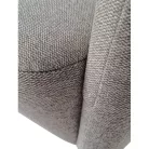 Fotel, világosszürke/fekete, ALIEN