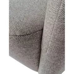 Fotel, világosszürke/fekete, ALIEN