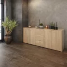 Kombinált komód, sonoma tölgy, HUGOS 180