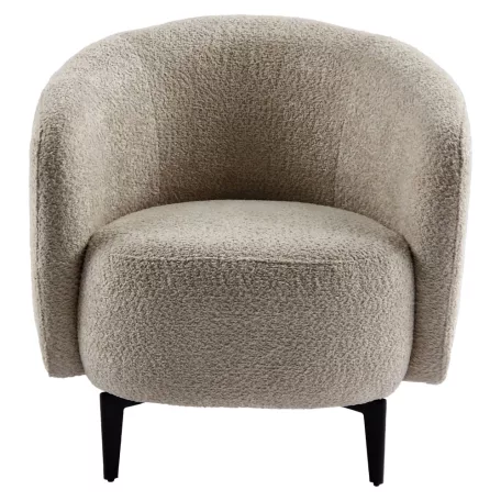 Fotel, bézs/fekete, PRESO