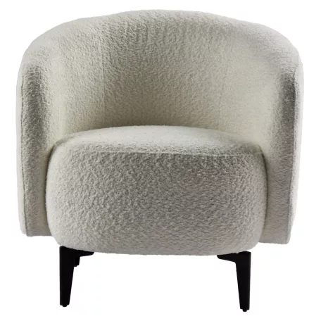 Fotel, fehér/fekete, PRESO