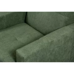 Fotel, zöld szövet, VALDO