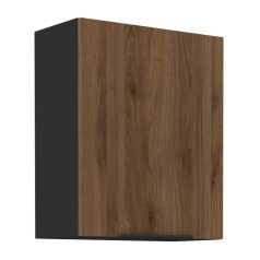 Felső szekrény, okapi dió/fekete, MENZO 60 G-72 1F