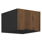Felső szekrény, okapi dió/fekete, MENZO 50 NAGU-36 1F