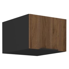 Felső szekrény, okapi dió/fekete, MENZO 50 NAGU-36 1F