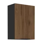 Felső szekrény, okapi dió/fekete, MENZO 50 G-72 1F