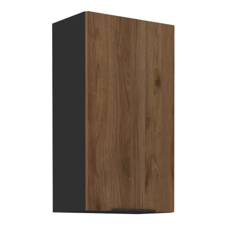 Felső szekrény, okapi dió/fekete, MENZO 50 G-90 1F
