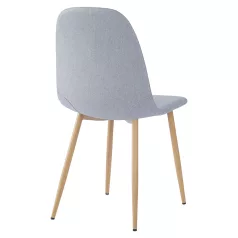 Szék, világos szürke/bükk, LEGA NEW