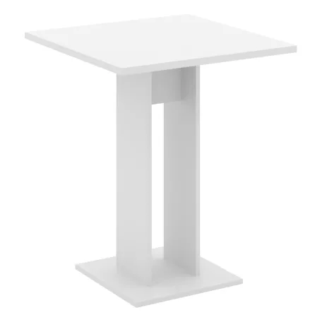 Étkezőasztal, fehér, 67,5x67,5 cm, EVERET