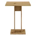 Étkezőasztal, artisan tölgy, 67,5x67,5 cm, EVERET