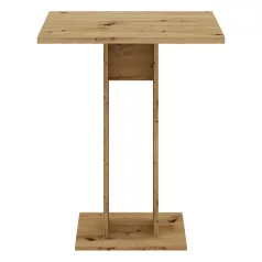 Étkezőasztal, artisan tölgy, 67,5x67,5 cm, EVERET