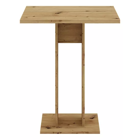 Étkezőasztal, artisan tölgy, 67,5x67,5 cm, EVERET