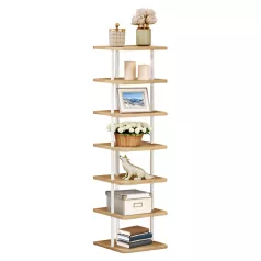 Többcélú polc, fehér/világos tölgy, ETUDA TYP 1