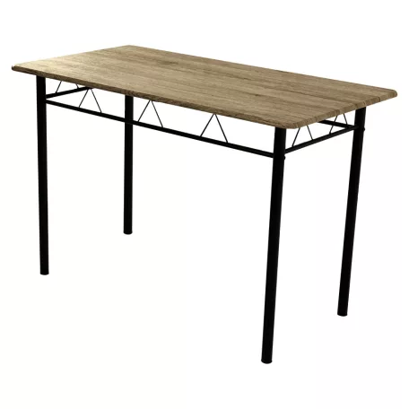 Étkezőgarnitúra 1+4, világos tölgy/fekete, PAON