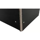 Heverő tárolóhellyel, bézses szürke, AURIA UNI