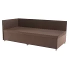 Heverő tárolóhellyel, barna Taupe, AURIA UNI