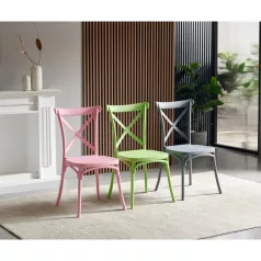 Rakásolható szék, szürke, SAVITA