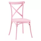 Rakásolható szék, rózsaszín, SAVITA