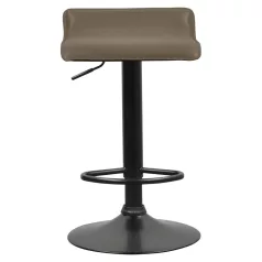 Bárszék, szürkésbarna Taupe ekobőr, BAILI