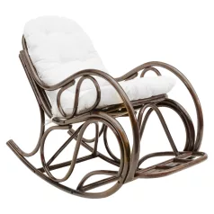 Hintafotel, sötétbarna/bézs, AGATON