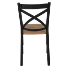 Étkezőgarnitúra 1+4, sötét tölgy/fekete, HAIM