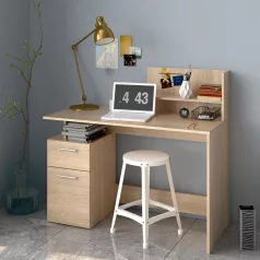 Számítógépasztal, sonoma tölgy, PLATON NEW