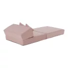 Összecsukható matrac/fotel, 2v1, rózsaszín, PELOS