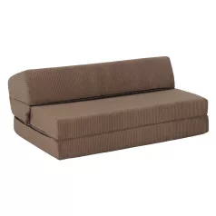 Összecsukható matrac/fotel, 2v1, bézs, VEDIS