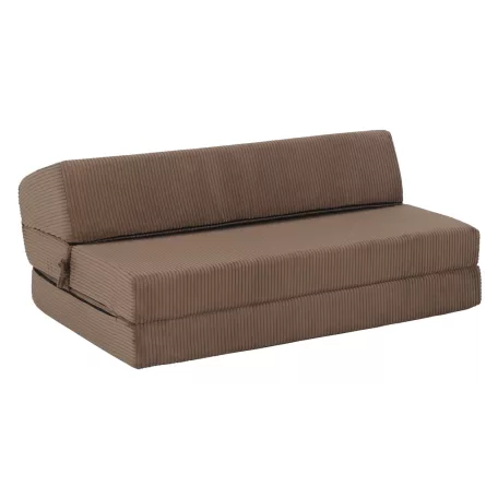 Összecsukható matrac/fotel, 2v1, bézs, VEDIS