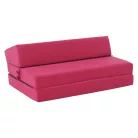 Összecsukható matrac/fotel, 2v1, rózsaszín magenta, VEDIS