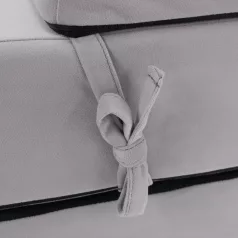 Összecsukható matrac/fotel, 2v1, világosszürke, VEDIS