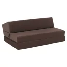 Összecsukható matrac/fotel, 2v1, barna Taupe, VEDIS