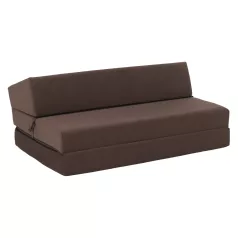 Összecsukható matrac/fotel, 2v1, barna Taupe, VEDIS