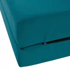 Összecsukható matrac/fotel, 2v1, petróleumzöld, VEDIS