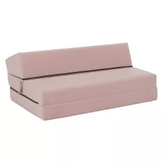 Összecsukható matrac/fotel, 2v1, rózsaszín, VEDIS