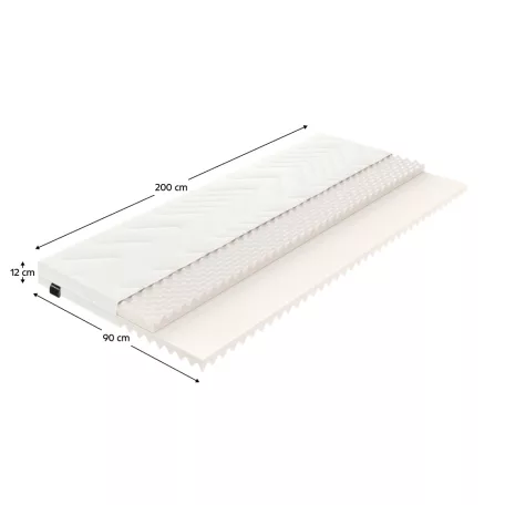 Matrac, habszivacs, 90x200, VALERI