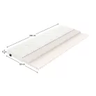 Matrac, habszivacs, 120x200, VALERI