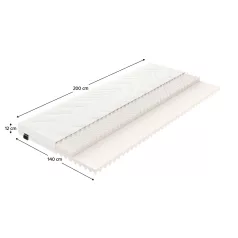 Matrac, habszivacs, 140x200, VALERI