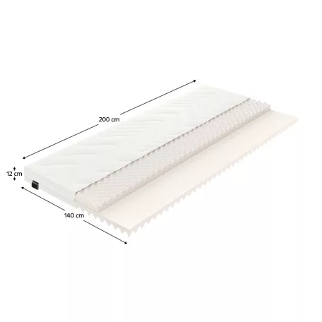 Matrac, habszivacs, 140x200, VALERI