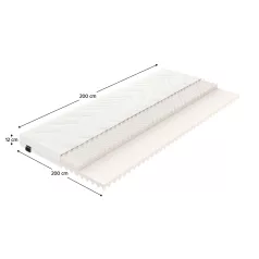 Matrac, habszivacs, 200x200, VALERI