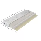 Matrac, habszivacs, 90x195, LEJSA