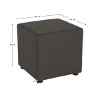 Zsámoly, Twist szövet, szürkésbarna, REGOR