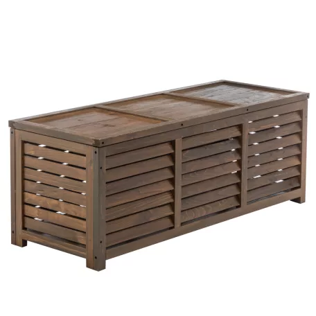 Kerti tárolódoboz, barna, LADAM