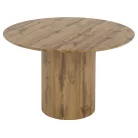 Étkezőasztal, tölgy, átmérő 120 cm, MAHIR TYP 2