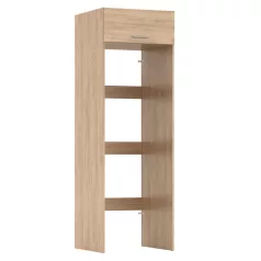   Szekrény mosógép és szárítógép fölé, artisan tölgy, JERGI