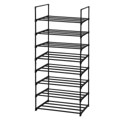 Cipőtartó, fekete, LAURIN