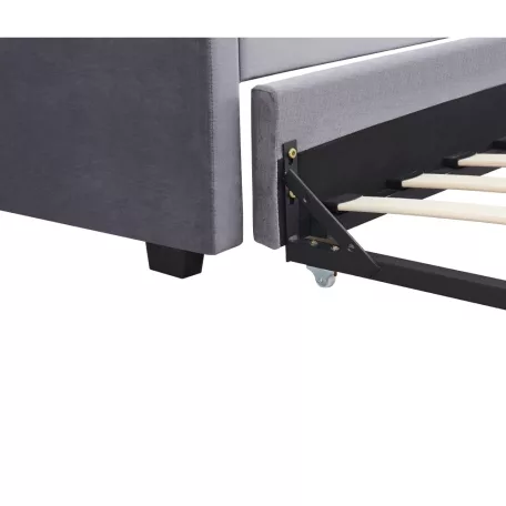 Kihúzható ágy, szürke, ALODA