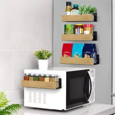 Polcok, 4 db, barna/fekete, ZOBER TYP 1