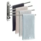 Törülközőtartó, ezüst, HOLDER