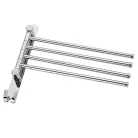 Törülközőtartó, ezüst, HOLDER